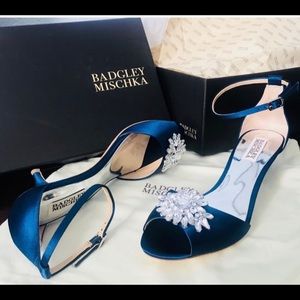 Blue Badgley Mischka shoes